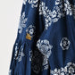 45R ONEONE Ai Indigo Khadi Gathered Blouse