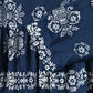 45R ONEONE Ai Indigo Khadi Gathered Blouse
