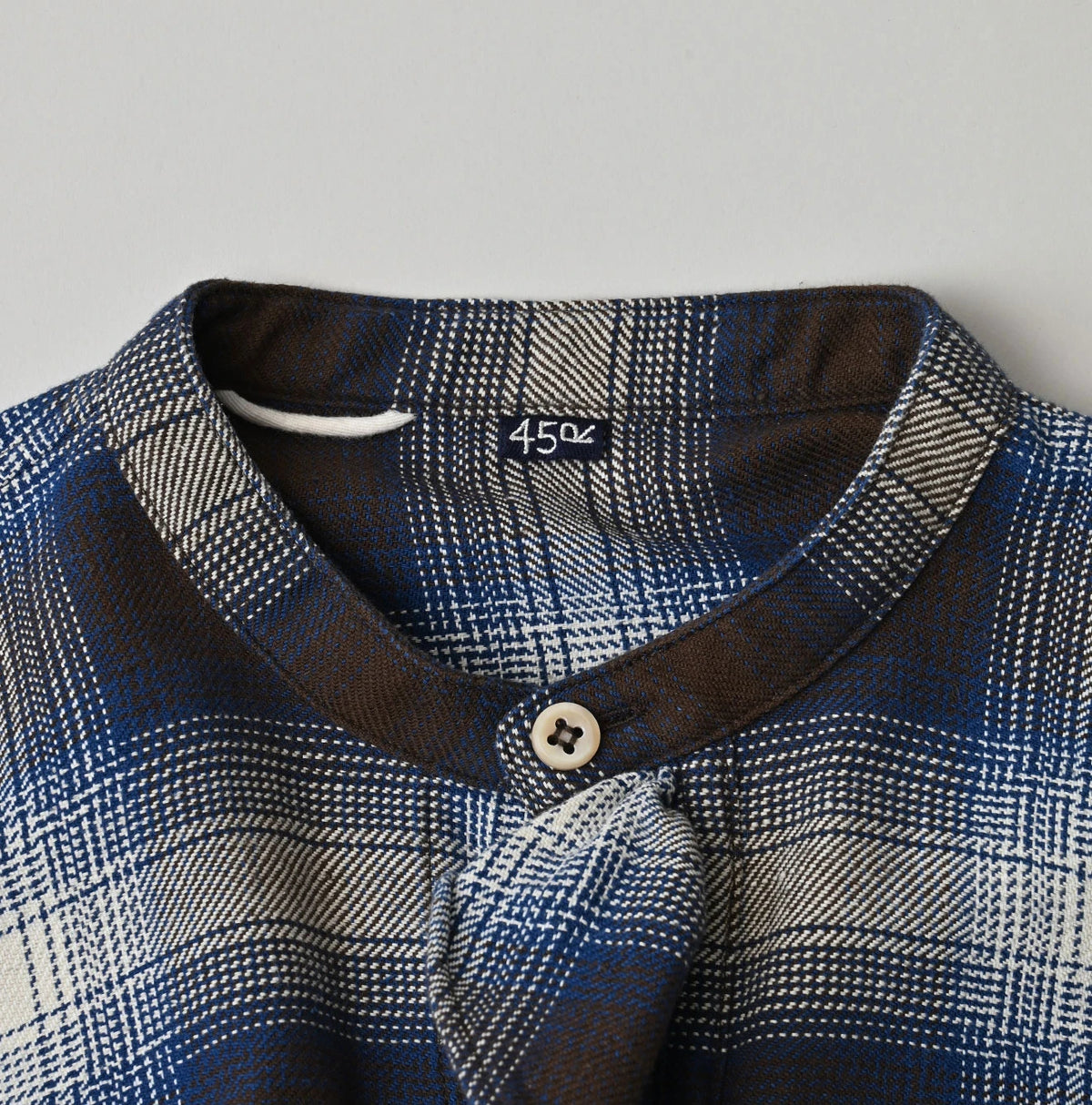 45R ONEONE Treasure Iroiro Check Blouse