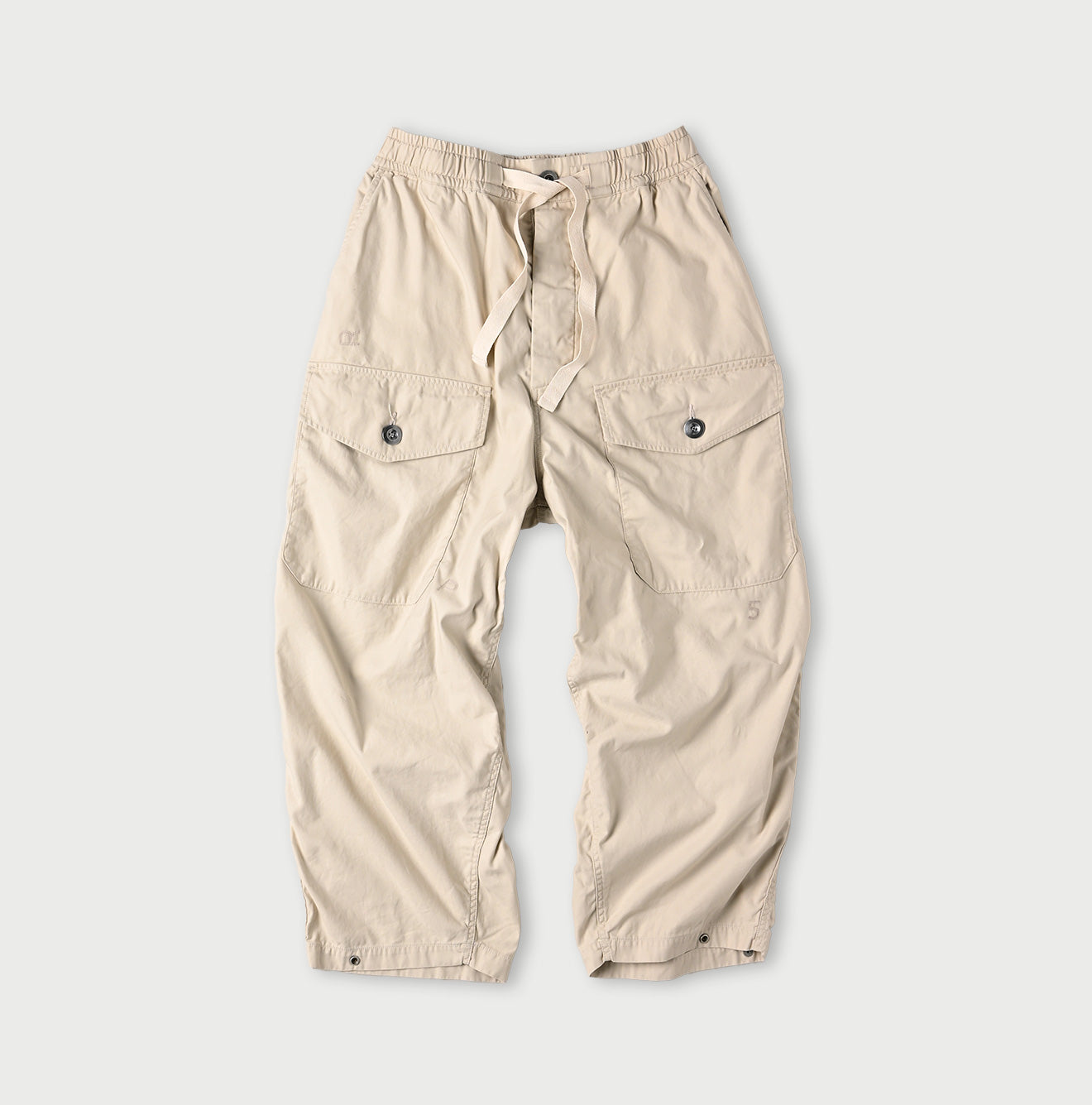 Futatabi 45RPM 908 Back Satin Tent Pants - Image 1