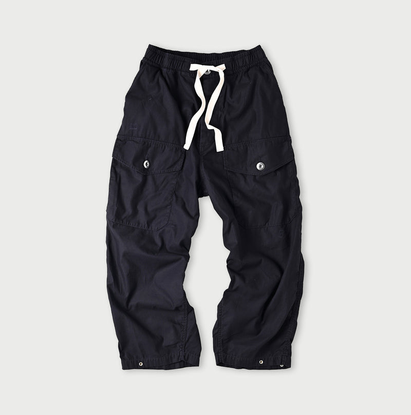 Futatabi 45RPM 908 Embroidery Back Satin Tent Pants