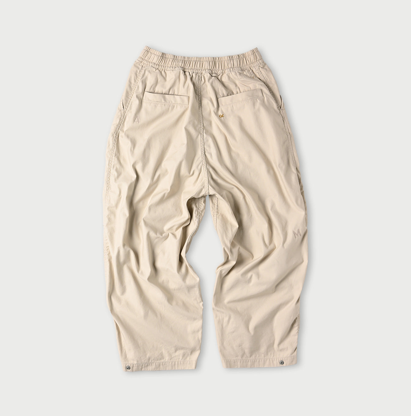 Futatabi 45RPM 908 Embroidery Back Satin Tent Pants