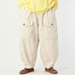 Futatabi 45RPM 908 Embroidery Back Satin Tent Pants