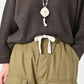 Futatabi 45RPM 908 Embroidery Back Satin Tent Pants
