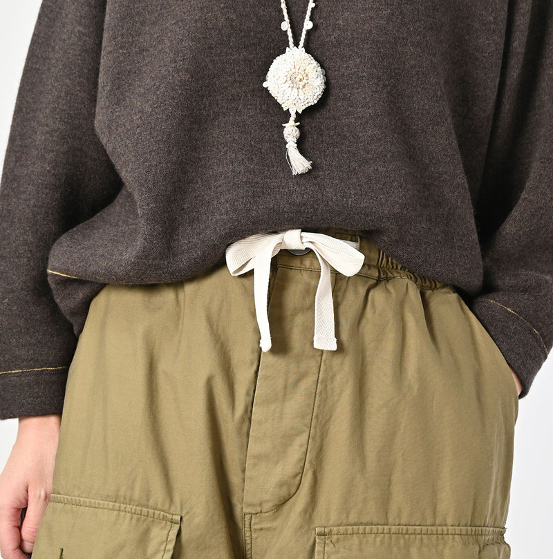 Futatabi 45RPM 908 Back Satin Tent Pants - Image 12