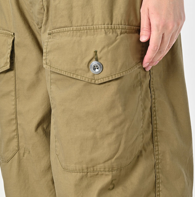 Futatabi 45RPM 908 Embroidery Back Satin Tent Pants