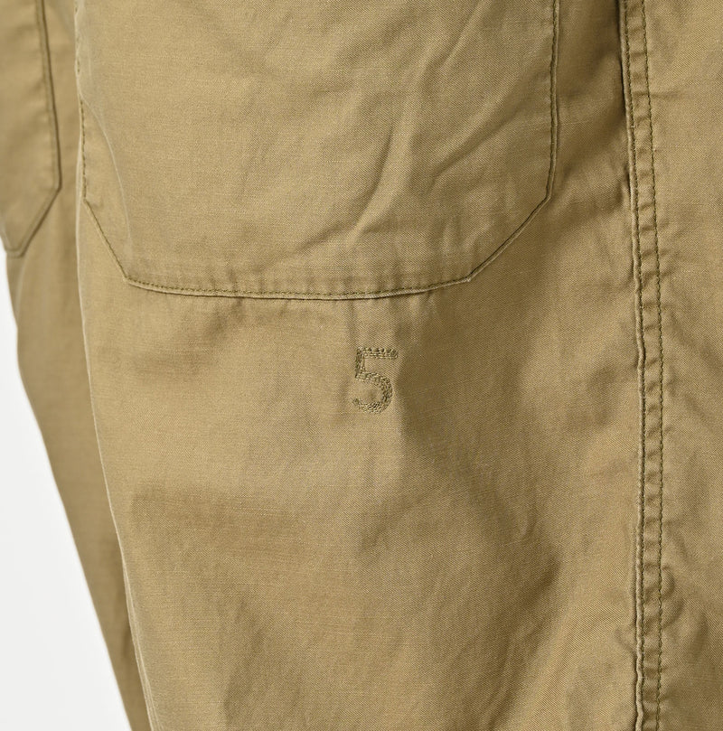 Futatabi 45RPM 908 Embroidery Back Satin Tent Pants