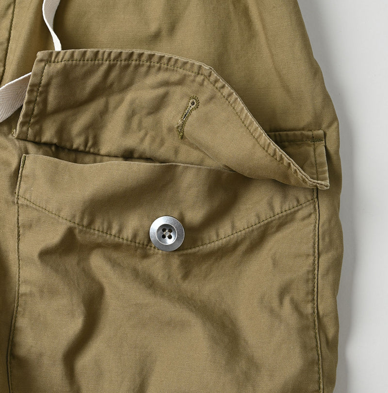 Futatabi 45RPM 908 Embroidery Back Satin Tent Pants