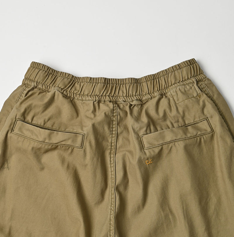 Futatabi 45RPM 908 Embroidery Back Satin Tent Pants