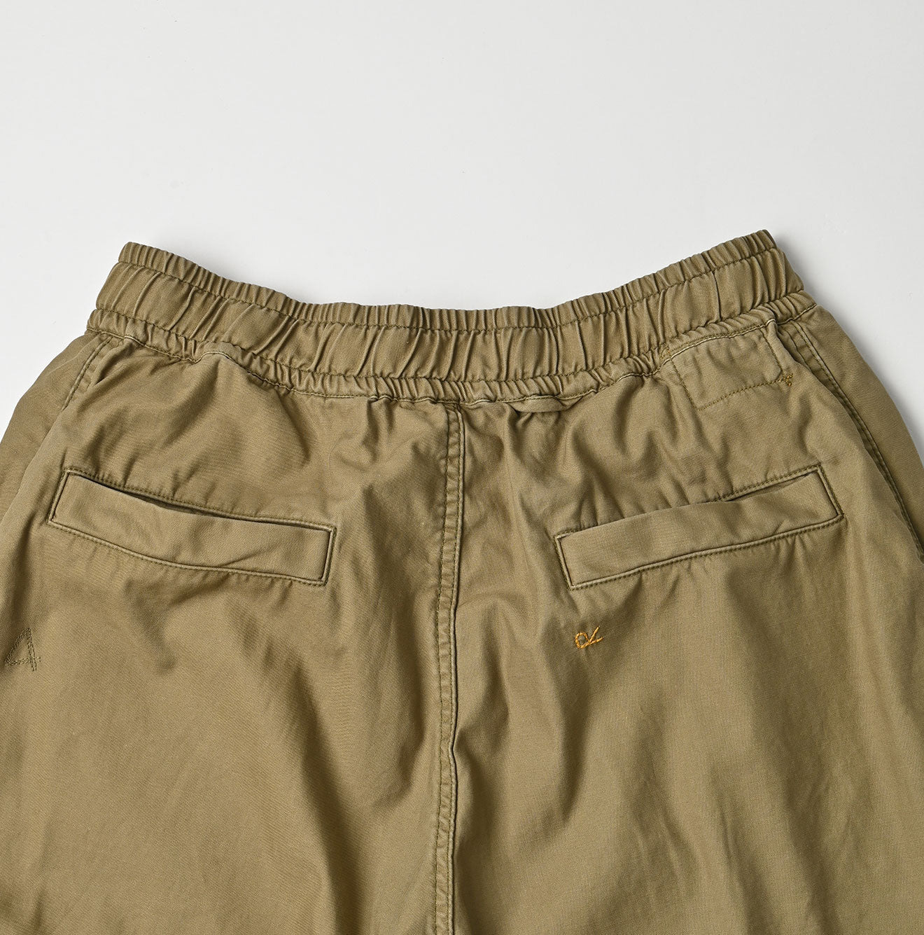 Futatabi 45RPM 908 Embroidery Back Satin Tent Pants