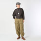 Futatabi 45RPM 908 Embroidery Back Satin Tent Pants