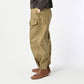 Futatabi 45RPM 908 Embroidery Back Satin Tent Pants