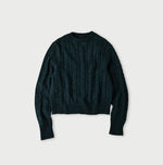 45R Shetland Cable Felted Sweater