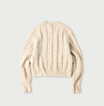 45R Shetland Cable Felted Sweater