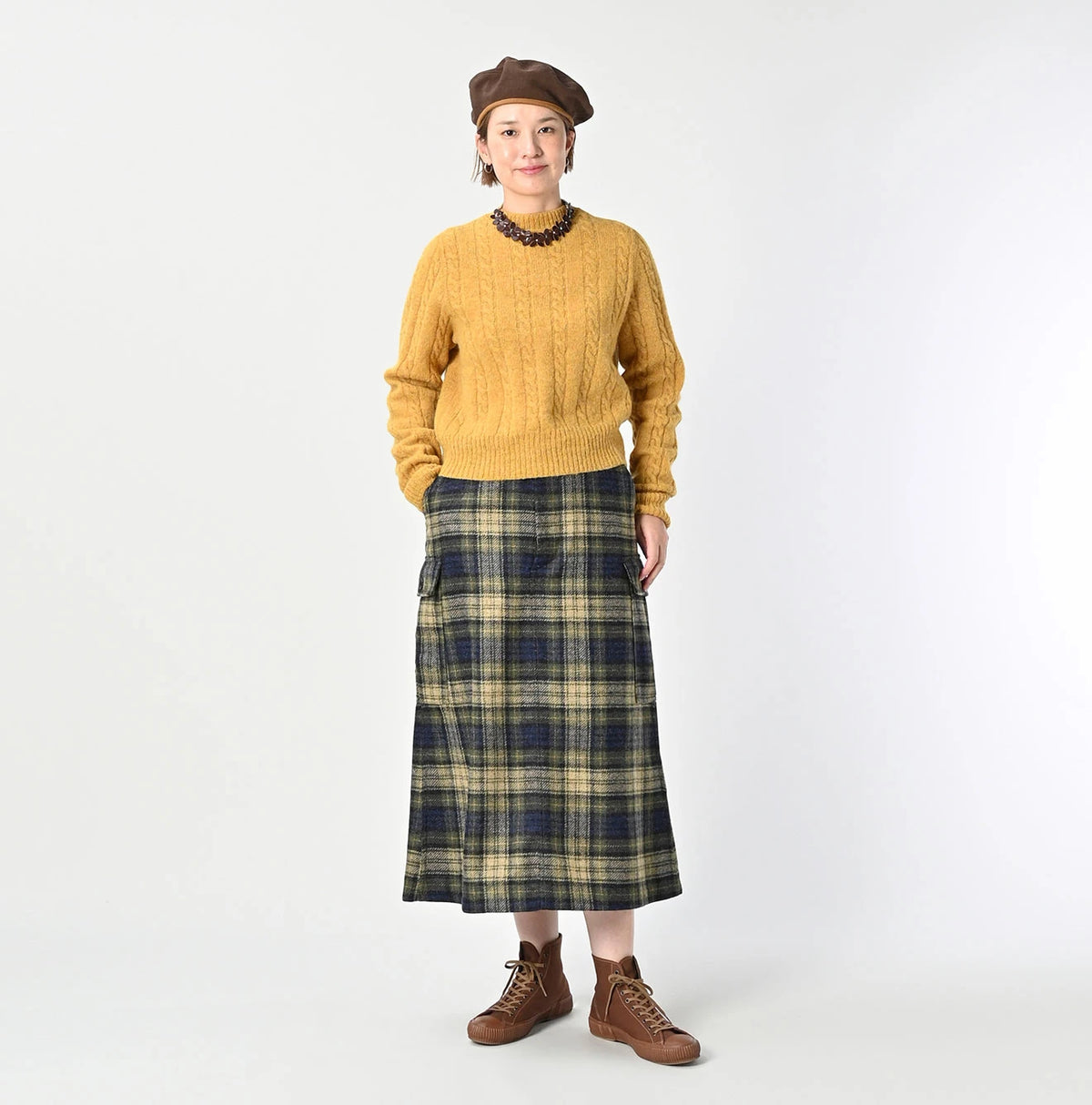 45R Shetland Cable Felted Sweater - Image 9