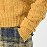 45R Shetland Cable Felted Sweater
