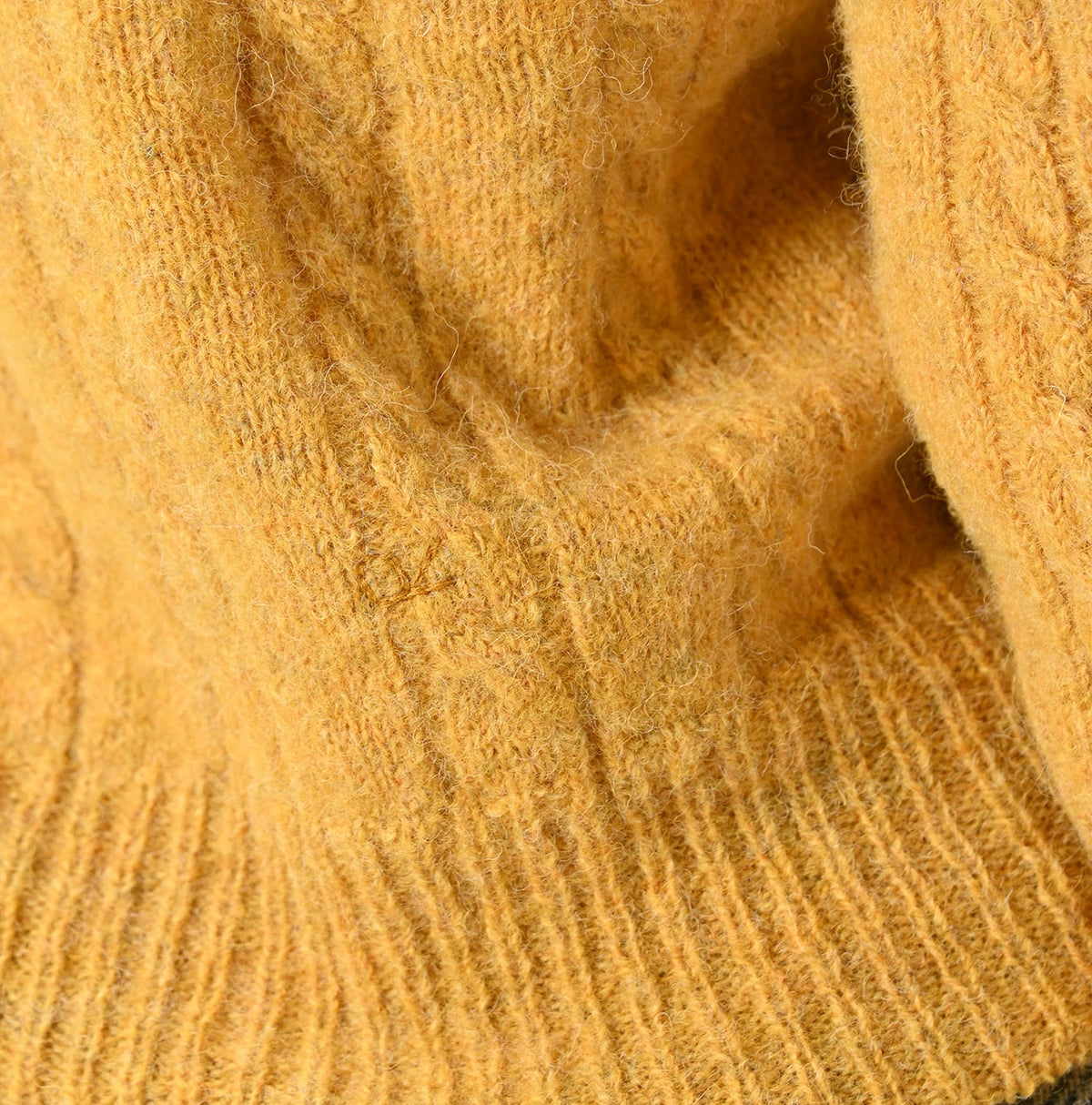 45R Shetland Cable Felted Sweater