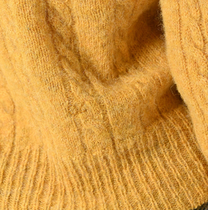 45R Shetland Cable Felted Sweater - Image 16