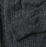 45R Shetland Cable Felted Sweater