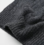 45R Shetland Cable Felted Sweater