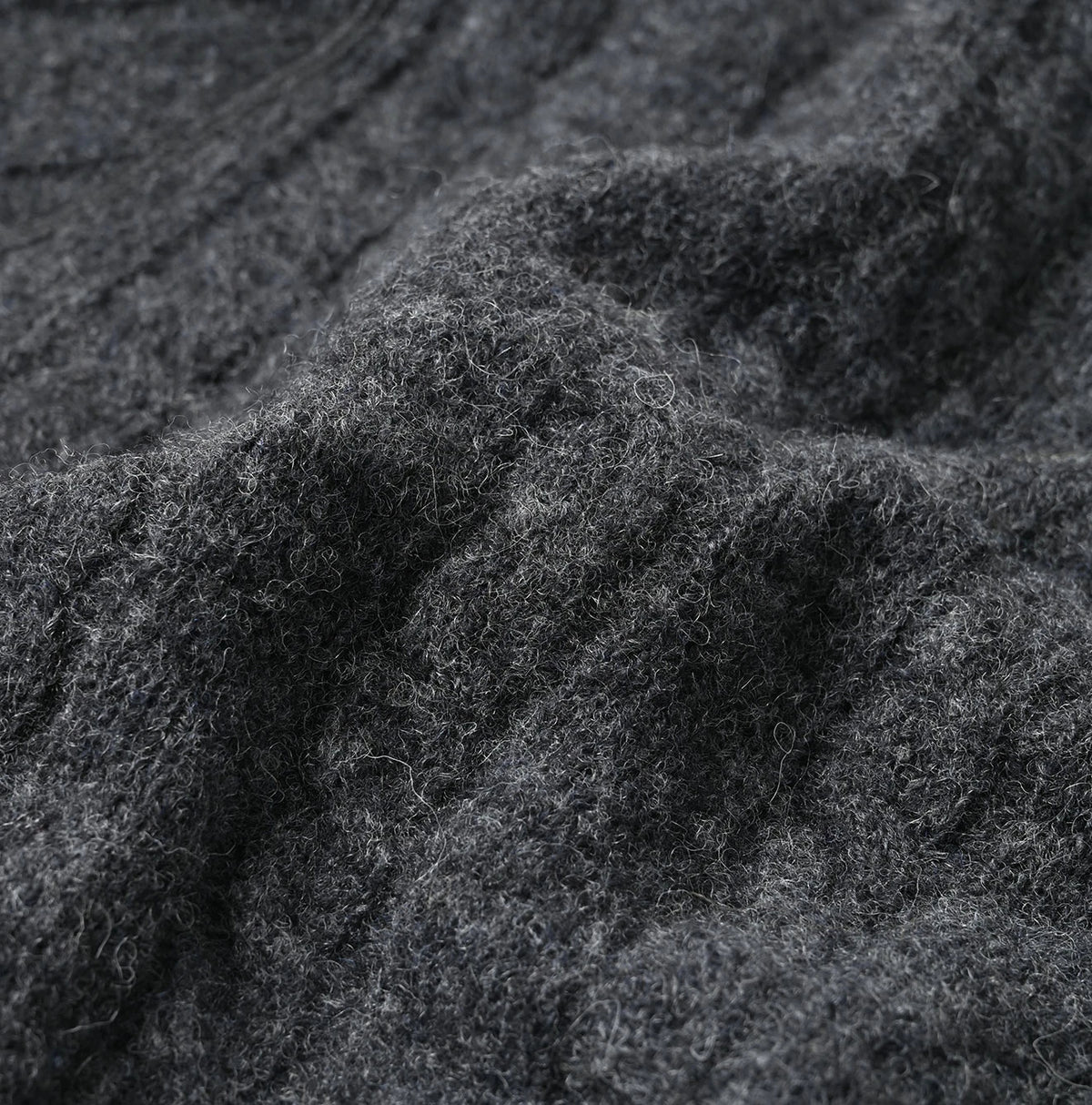 45R Shetland Cable Felted Sweater