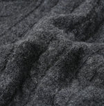 45R Shetland Cable Felted Sweater