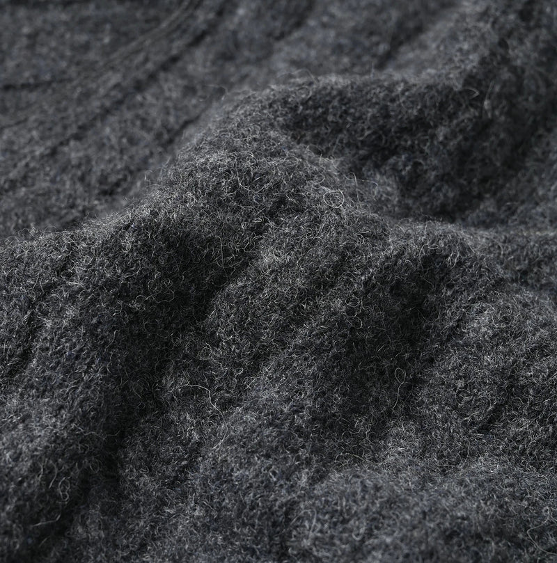 45R Shetland Cable Felted Sweater - Image 22