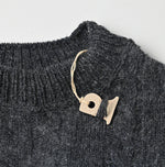 45R Shetland Cable Felted Sweater