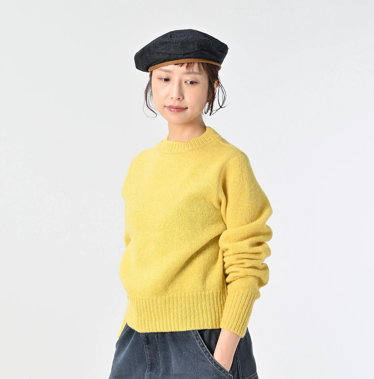 45R Shetland Felted Sweater