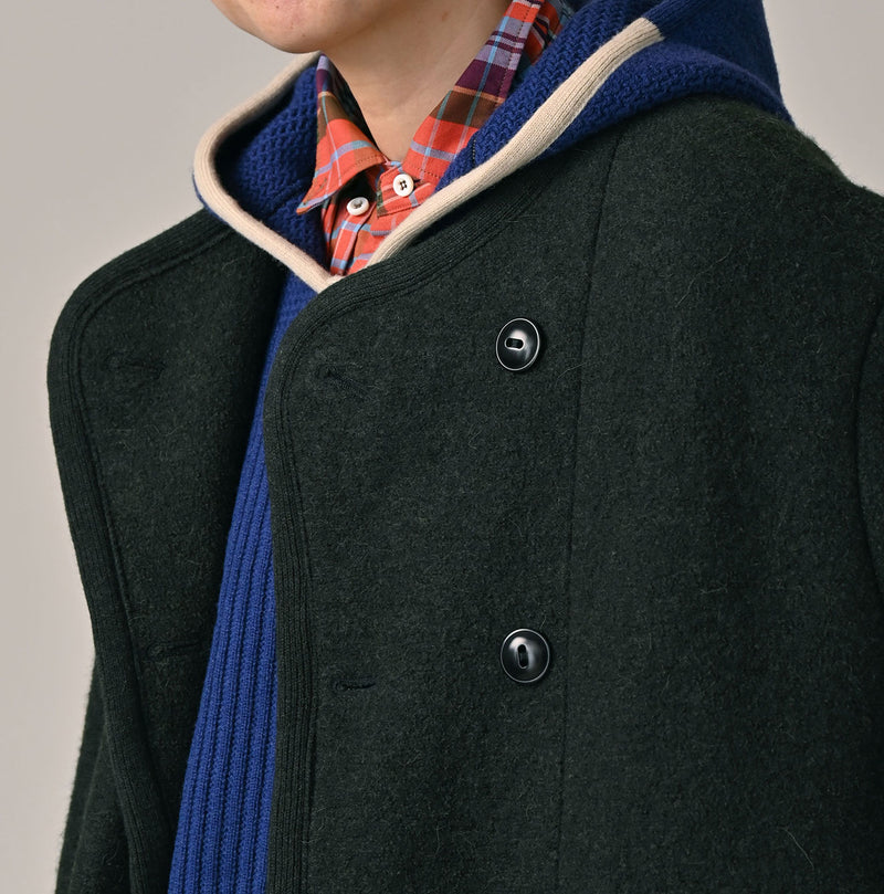 45R Felted Knit Tyrolean Coat