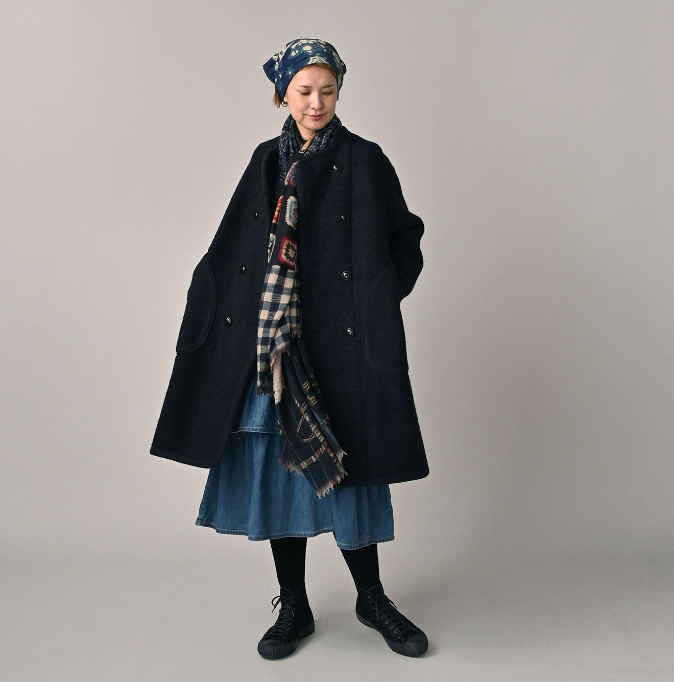 45R Felted Knit Tyrolean Coat