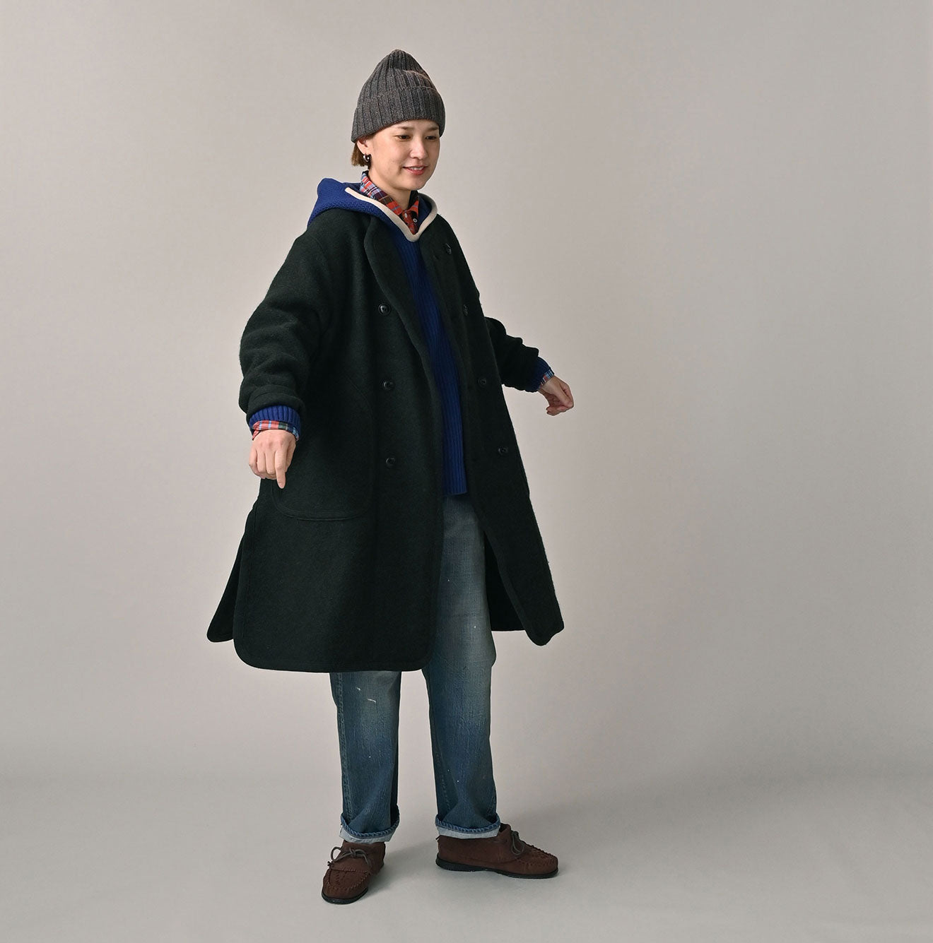 45R Felted Knit Tyrolean Coat