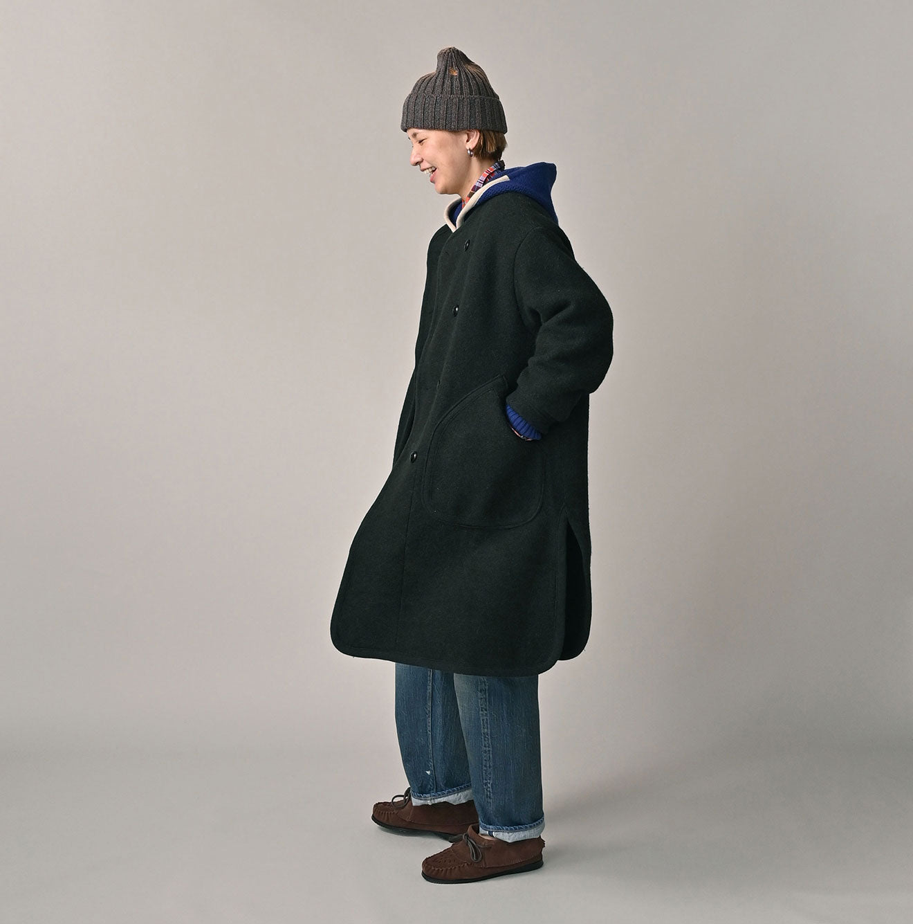 45R Felted Knit Tyrolean Coat