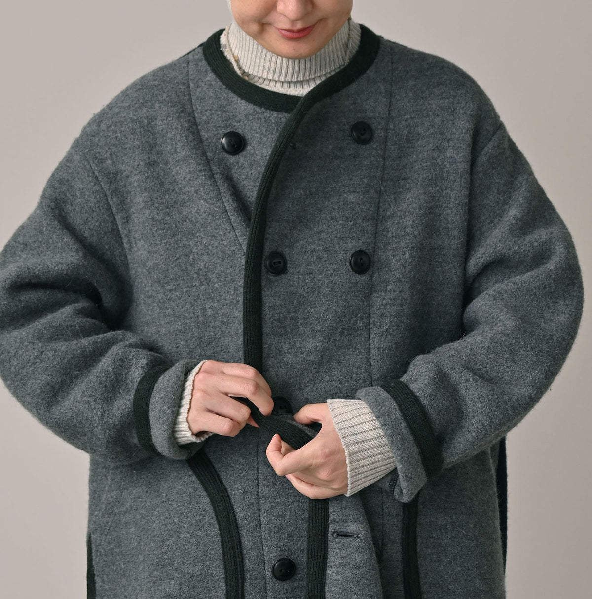 45R Felted Knit Tyrolean Coat