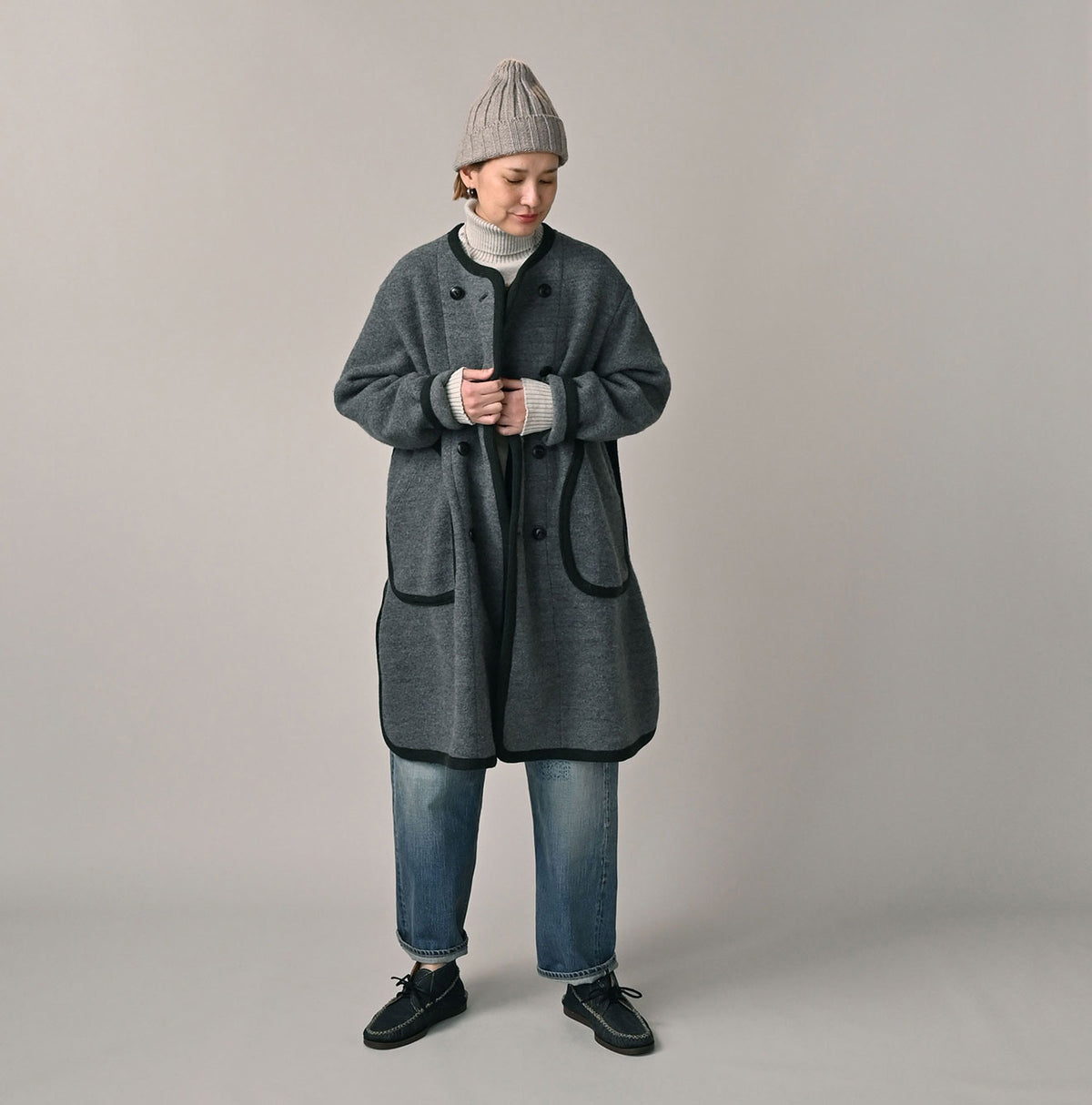 45R Felted Knit Tyrolean Coat