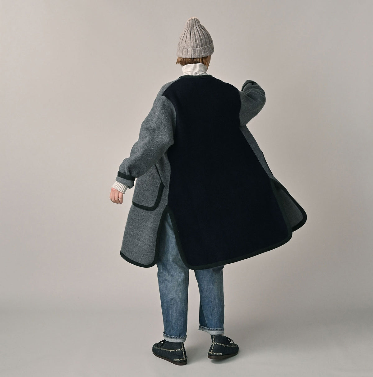 45R Felted Knit Tyrolean Coat