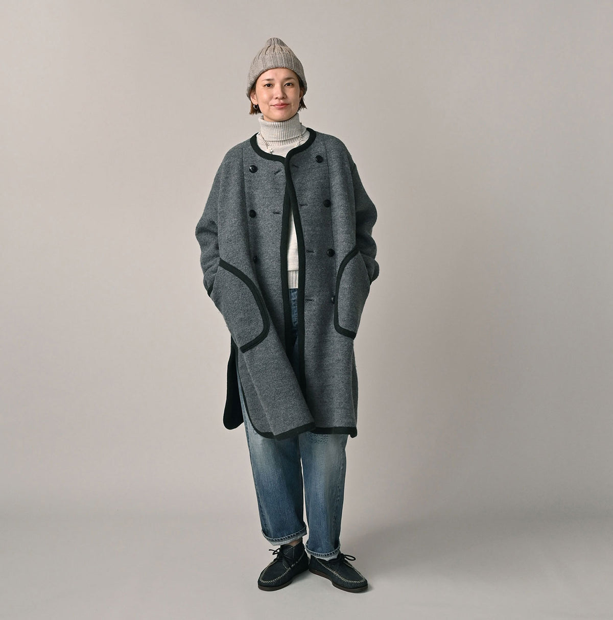 45R Felted Knit Tyrolean Coat