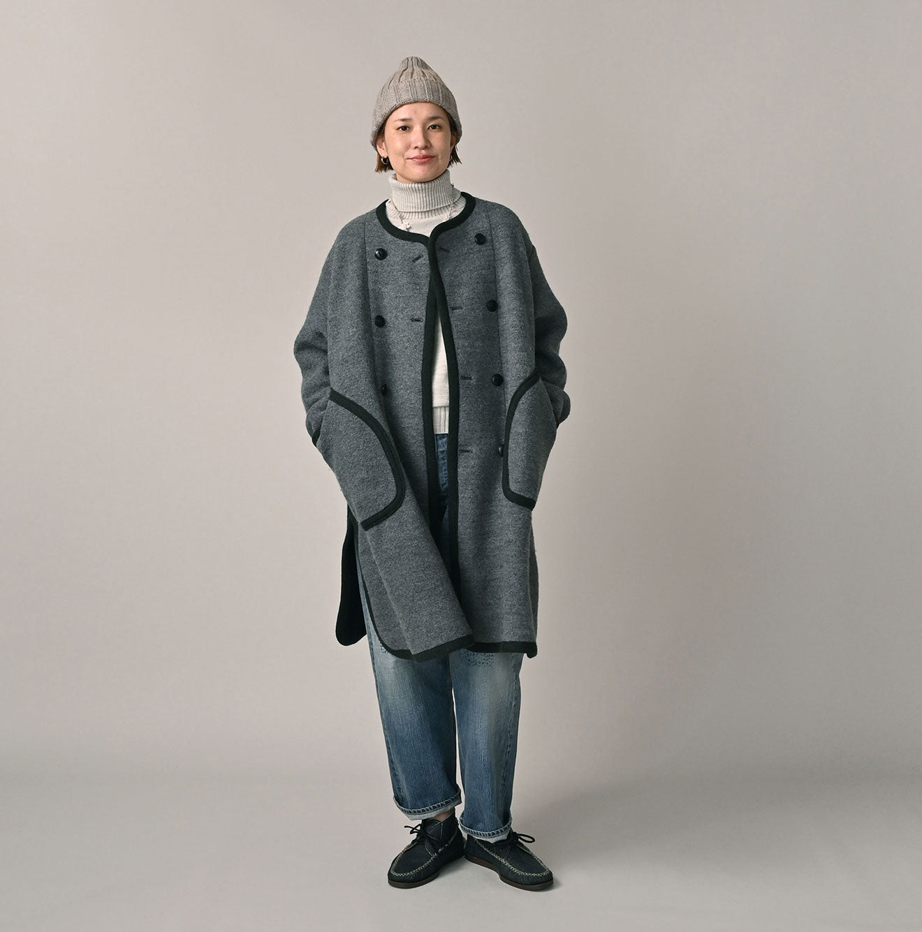 45R Felted Knit Tyrolean Coat