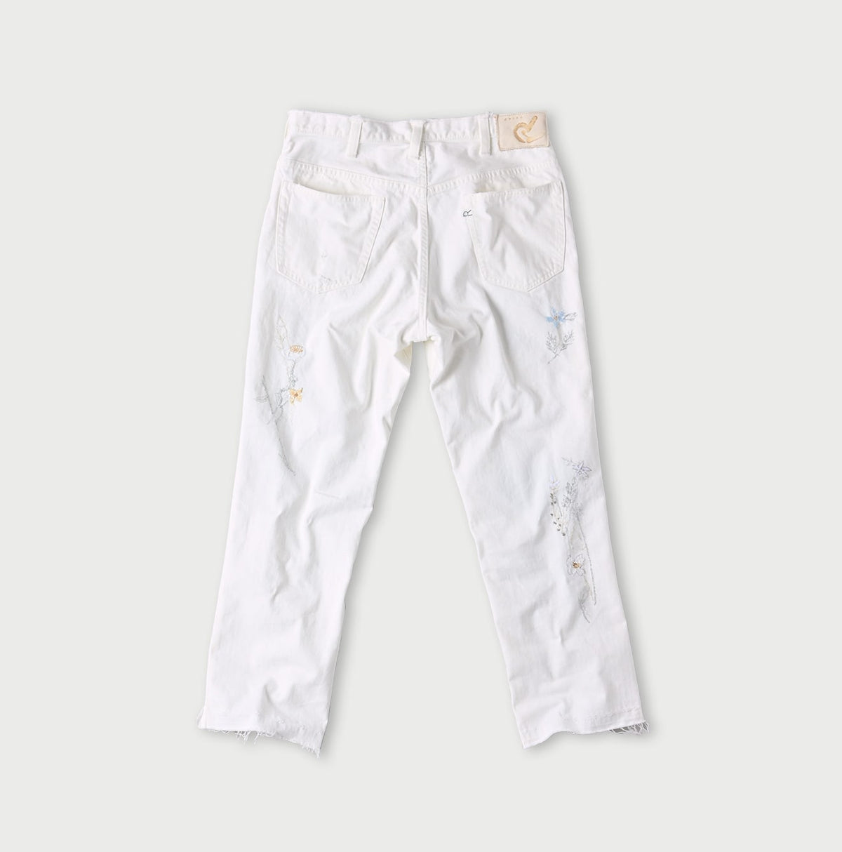 Appare Rye Mugi Denim Crosby5 - Anemone White (34 in)