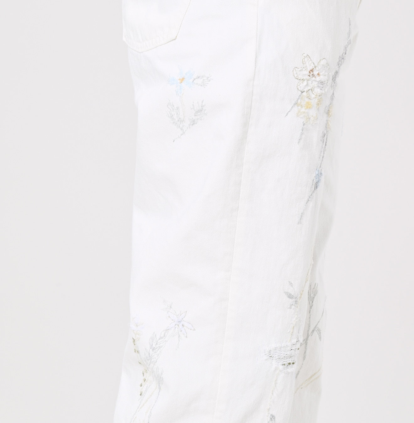 Appare Rye Mugi Denim Crosby5 - Anemone White (34 in)