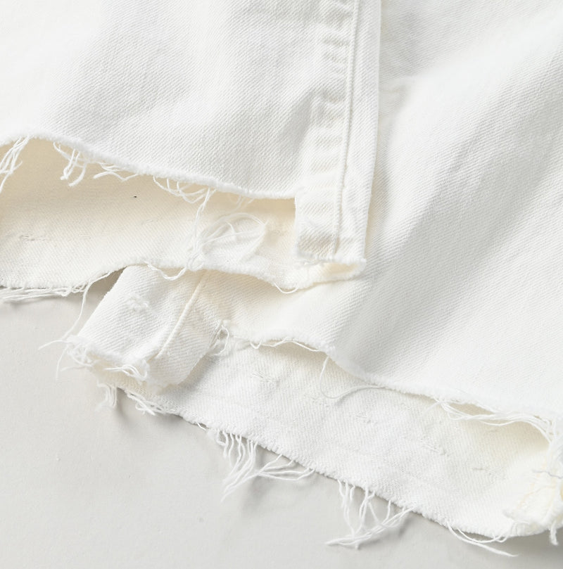 Appare Rye Mugi Denim Crosby5 - Anemone White (34 in)