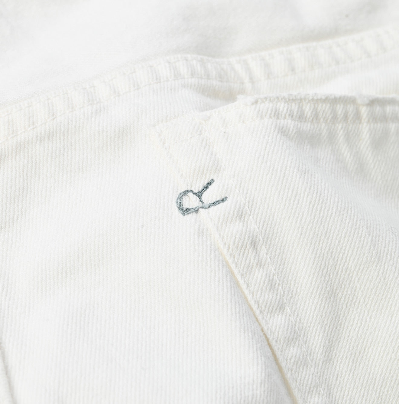 Appare Rye Mugi Denim Crosby5 - Anemone White (34 in)