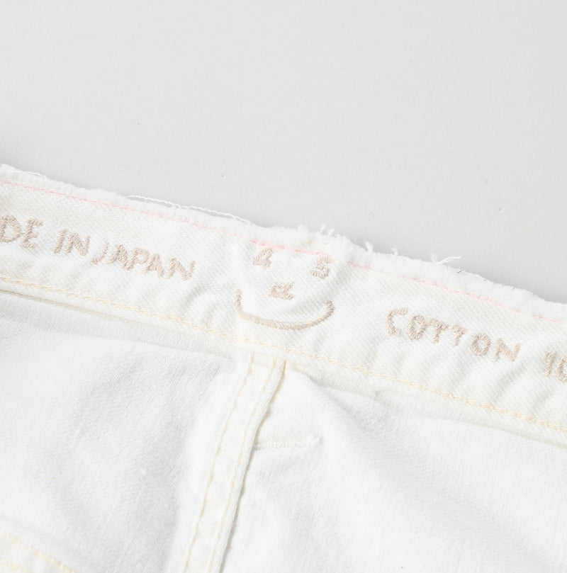 Appare Rye Mugi Denim Crosby5 - Anemone White (34 in)