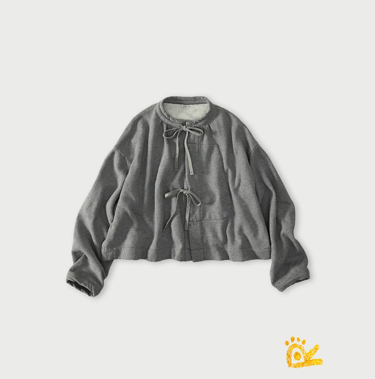 45R ONEONE Cotton Fleece Bolero (Top-dyed)