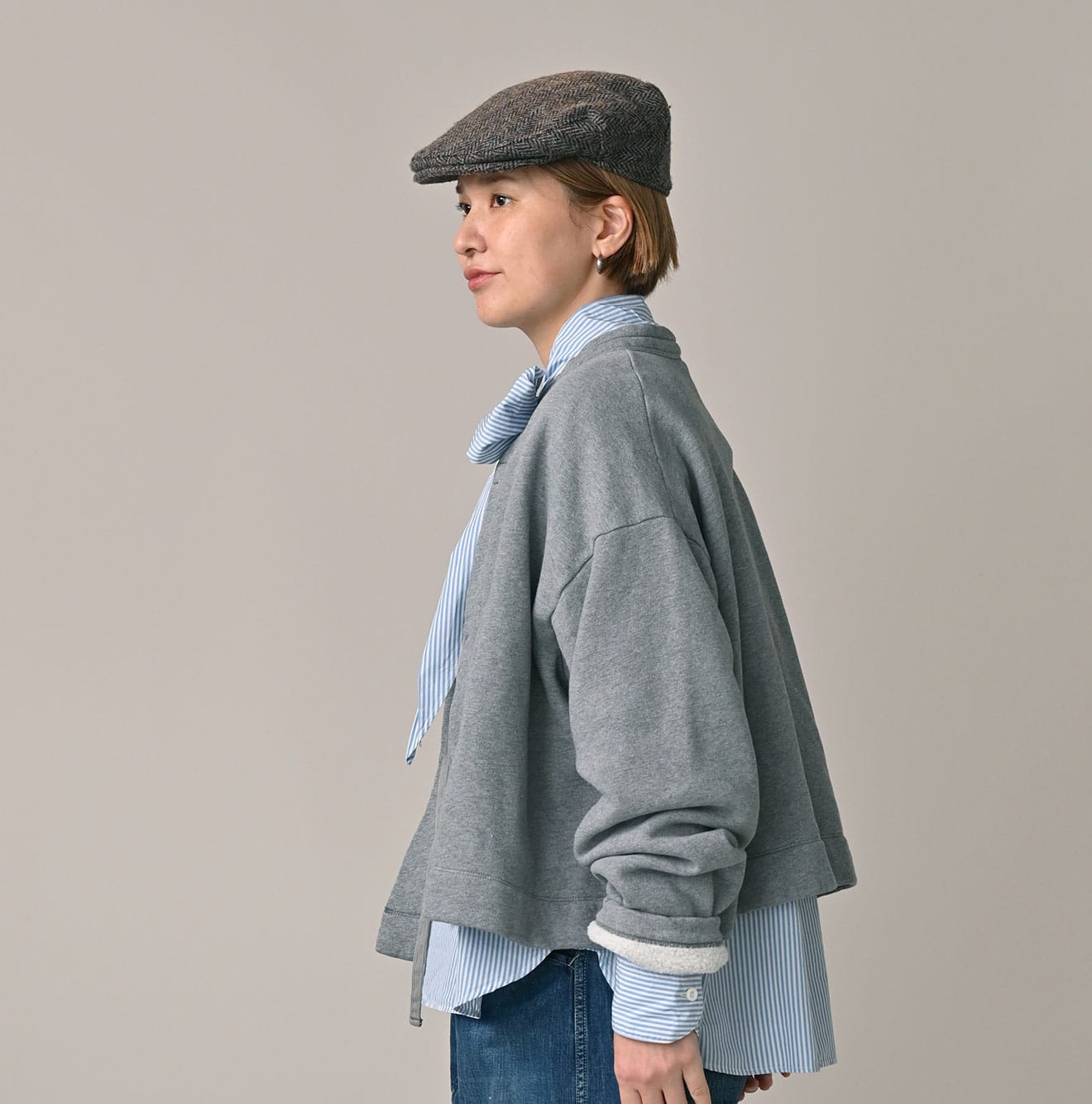 45R ONEONE Cotton Fleece Bolero (Top-dyed)