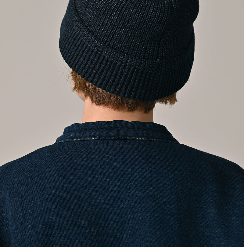 45R ONEONE Indigo Cotton Fleece Bolero