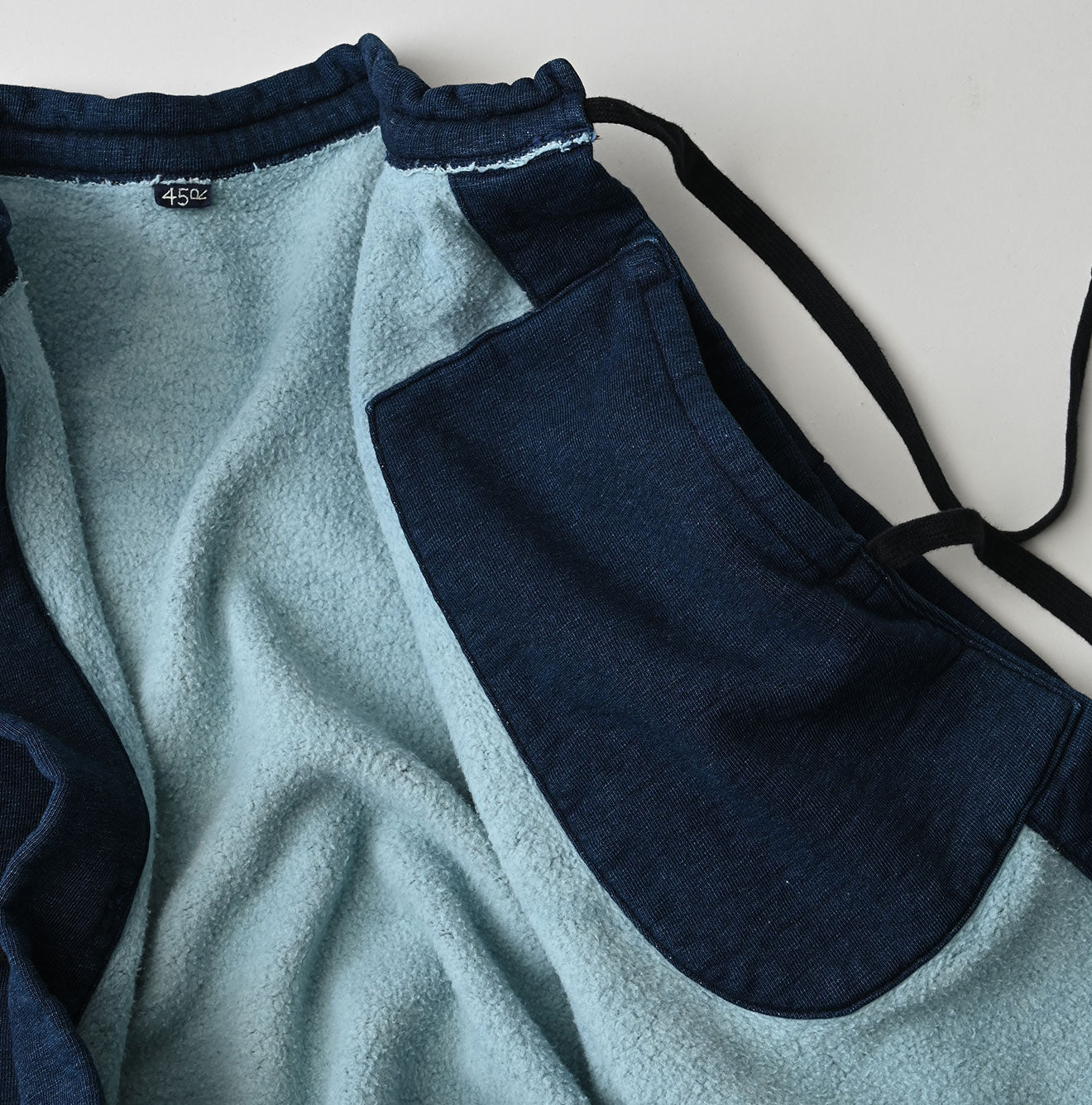 45R ONEONE Indigo Cotton Fleece Bolero