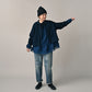 45R ONEONE Indigo Cotton Fleece Bolero