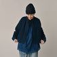 45R ONEONE Indigo Cotton Fleece Bolero