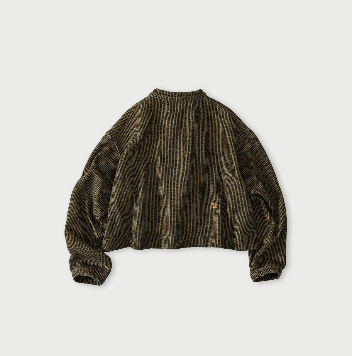 45R ONEONE Indigo Hickory Cotton Fleece Bolero